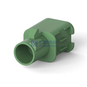 Wire-to-Wire, 180° Cable Exit, 1 Position, F Code, Housing for Male Terminals, Signal, Cable Mount (Free-Hanging), FAKRA, Data Connectivity Housings