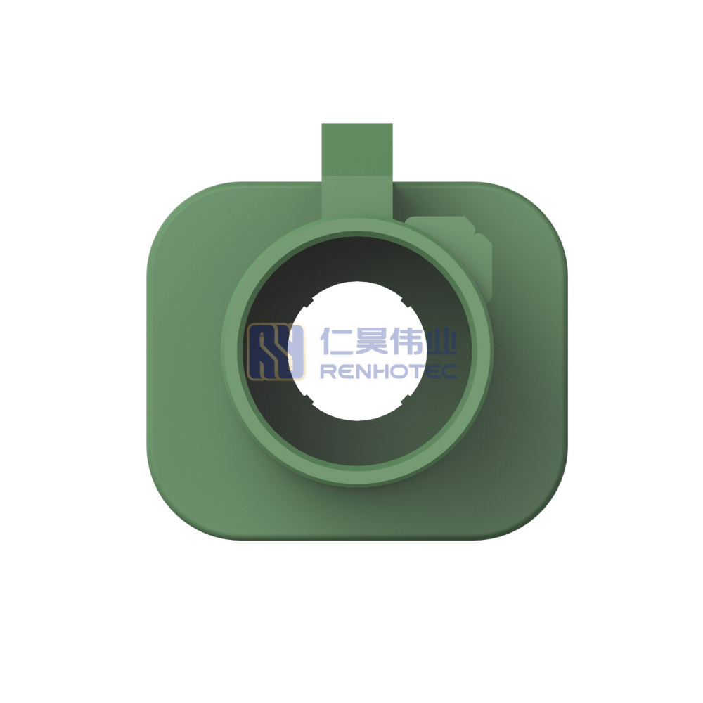 Wire-to-Wire, 180° Cable Exit, 1 Position, F Code, Housing for Male Terminals, Signal, Cable Mount (Free-Hanging), FAKRA, Data Connectivity Housings - Image 5