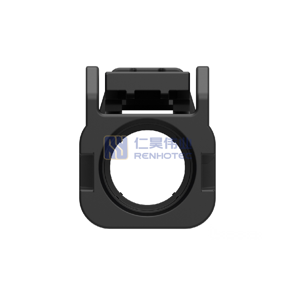 Cable-to-Board, 180° Cable Exit, 1 Position, B Code, Housing for Female Terminals, Crimp, FAKRA, Data Connectivity Housings - Image 4
