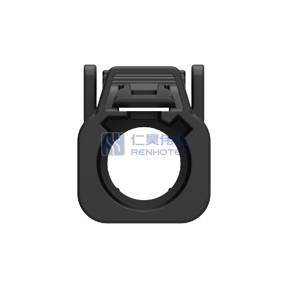 Cable-to-Board, 180° Cable Exit, 1 Position, B Code, Housing for Female Terminals, Crimp, FAKRA, Data Connectivity Housings - Image 5