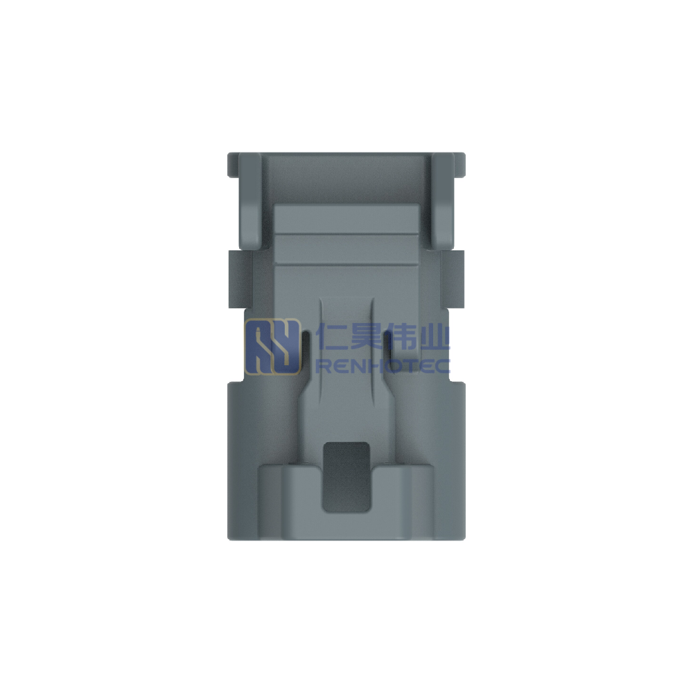 Wire-to-Wire, 180° Cable Exit, 1 Position, H Code, Housing for Female Terminals, Crimp, Cable Mount (Free-Hanging), FAKRA, Data Connectivity Housings - Image 3