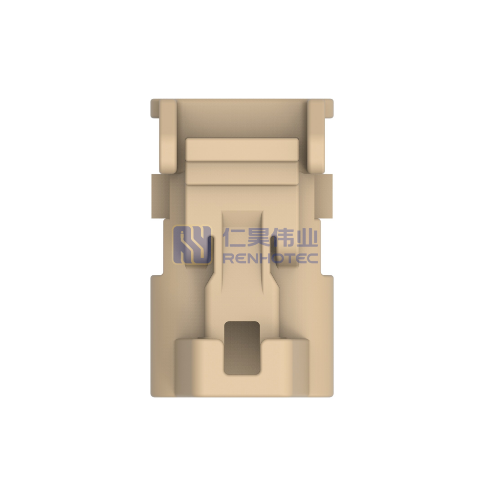 Wire-to-Wire, 180° Cable Exit, 1 Position, K Code, Housing for Female Terminals, Crimp, Cable Mount (Free-Hanging), FAKRA, Data Connectivity Housings - Image 3