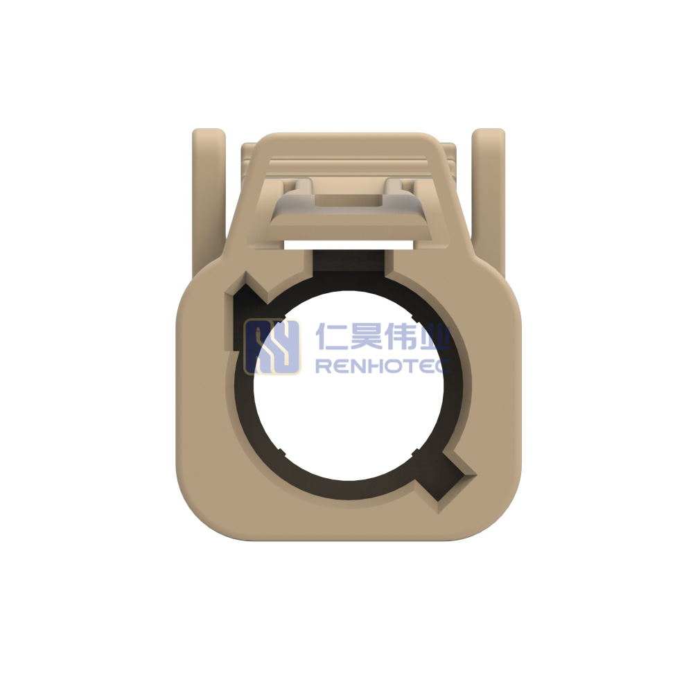 Wire-to-Wire, 180° Cable Exit, 1 Position, K Code, Housing for Female Terminals, Crimp, Cable Mount (Free-Hanging), FAKRA, Data Connectivity Housings - Image 5