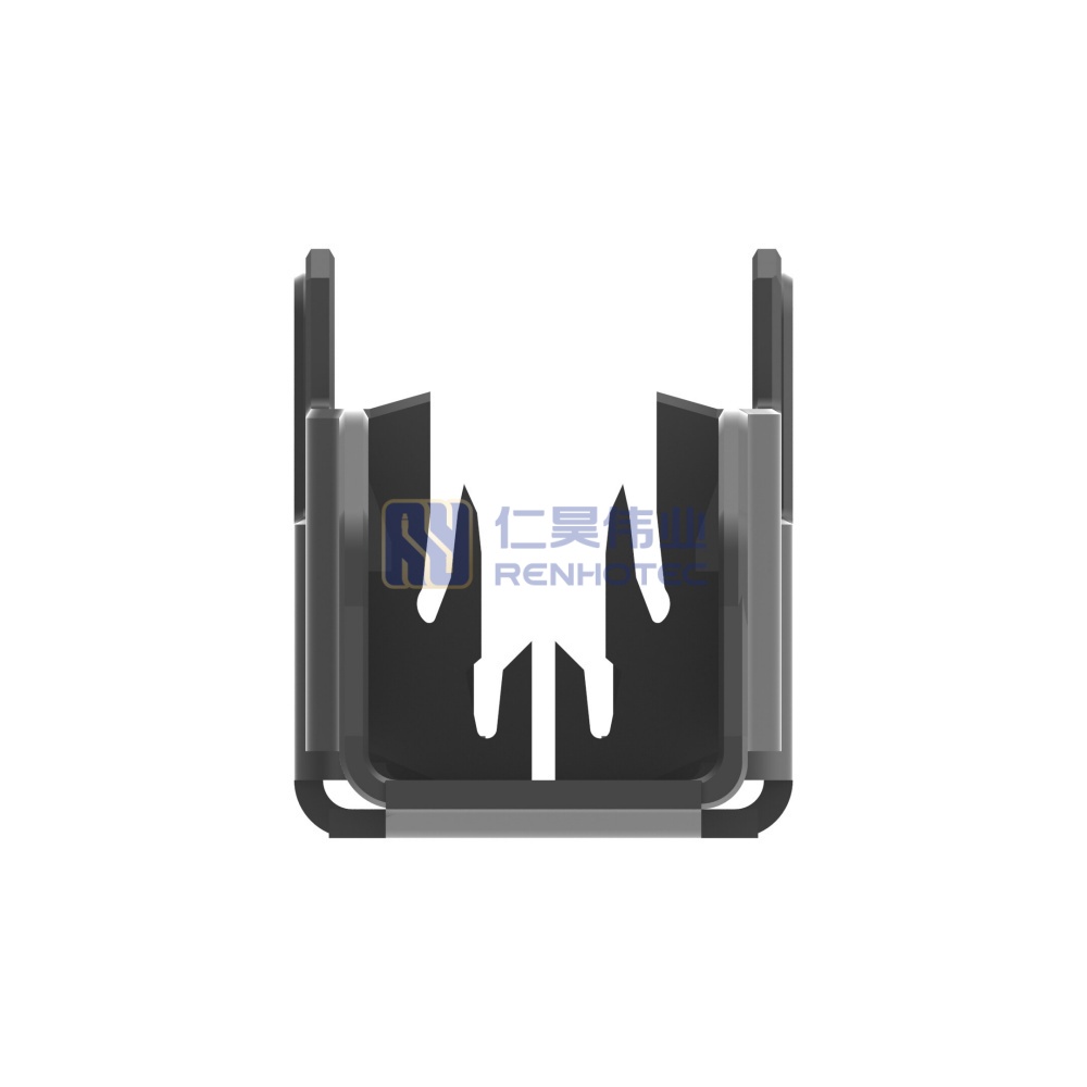 Tab Terminal,0.8 mm Tab Width, Gold (Au),0.25 mm Tab Thickness, Unsealed, Terminates To Wire, 5.8 mm Tab Length, FAKRA - Image 3