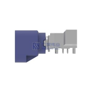 Board-to-Board / Wire-to-Board, Shielded, Horizontal, 4 Position, Board Mount, C Code, Automotive HSD, Data Connectivity Headers