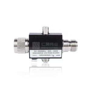 N Type DC-2.5GHz Male to Female RF Lightning Arrester - CA-23RP-2.5G(BLQ)(N-JK)