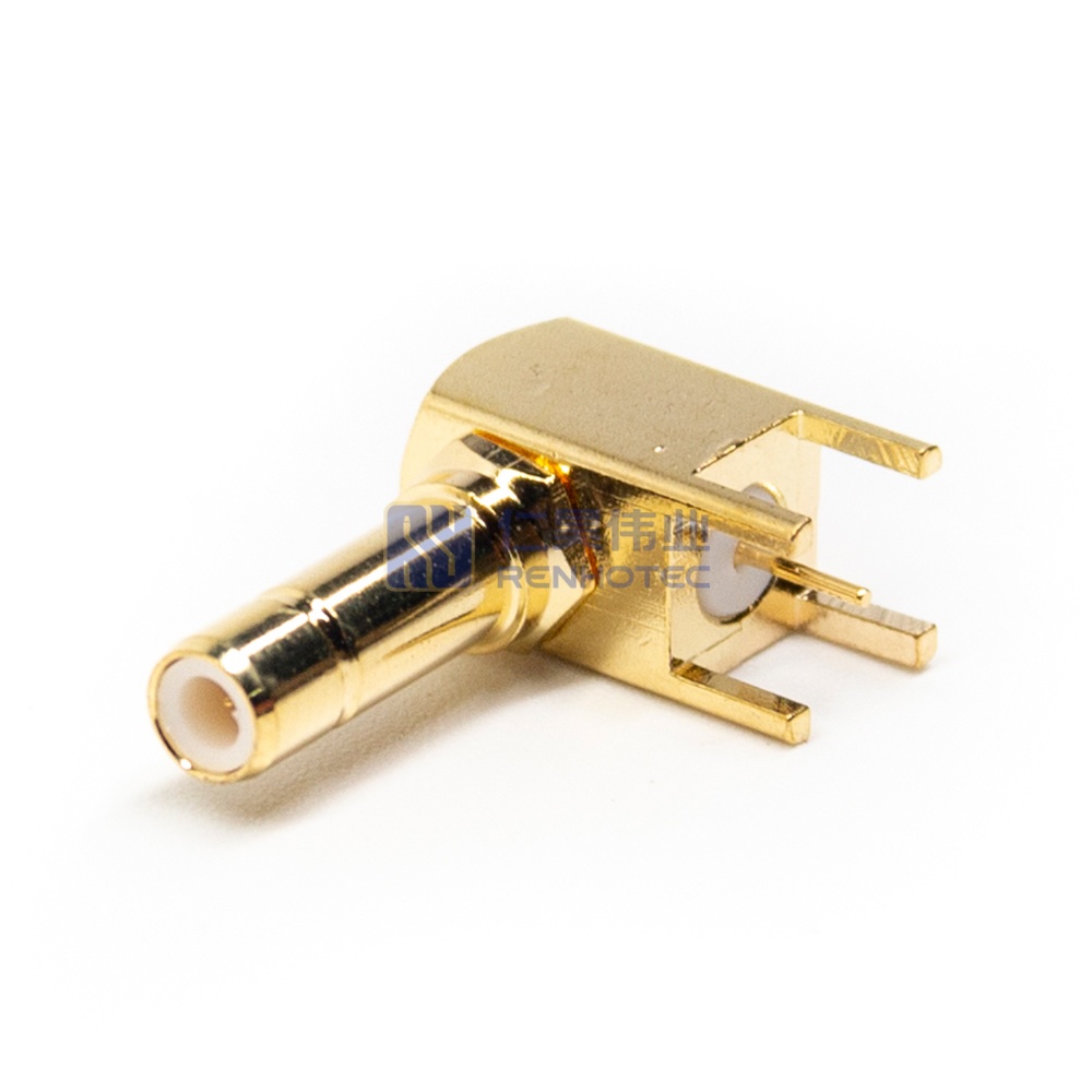 SMB Connector Right Angle Jack Female Pin Solder - RHT-626-0115