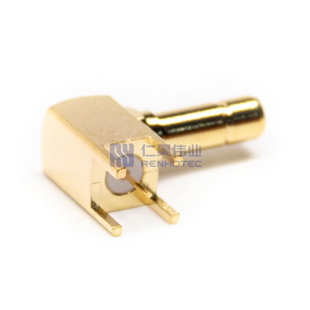 SMB Connector Right Angle Jack Female Pin Solder - RHT-626-0115 - Image 2
