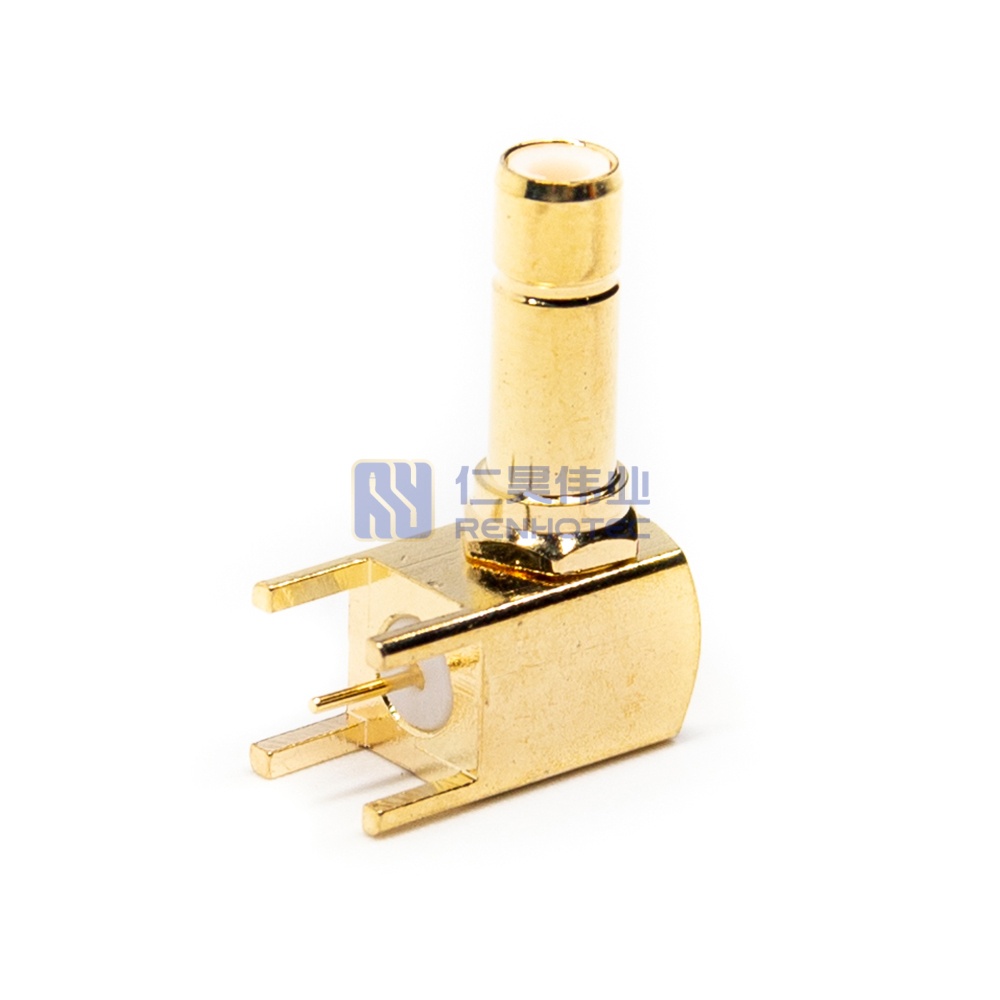 SMB Connector Right Angle Jack Female Pin Solder - RHT-626-0115 - Image 5