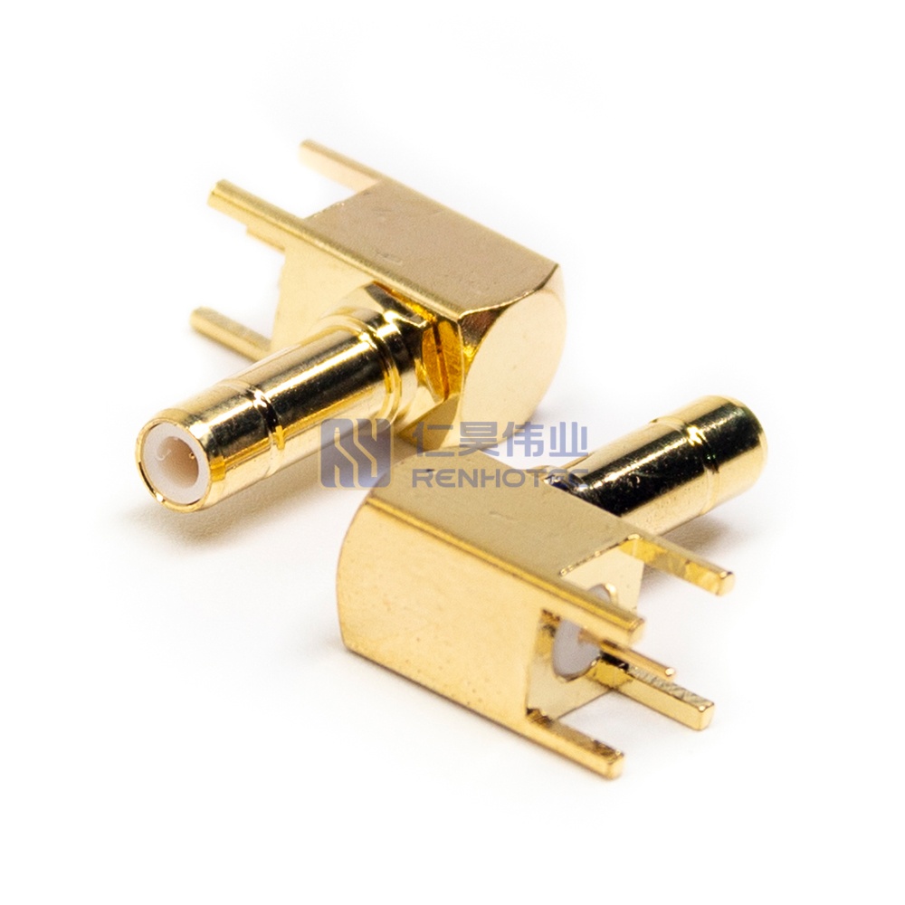 SMB Connector Right Angle Jack Female Pin Solder - RHT-626-0115 - Image 3