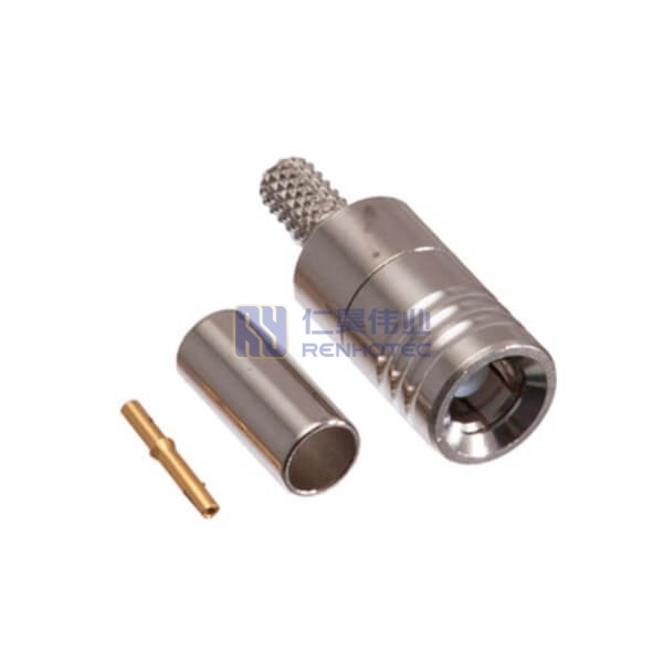 SMB Connector Straight Plug Female Pin Crimp 50ohm for RG174 Cable - RHT-626-0010