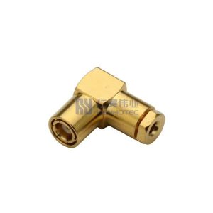 SMB Connector Right Angle Plug Female Pin Clamp 50 Ohm for RG316 Cable - RHT-626-0220
