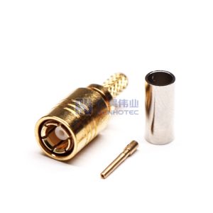 SMB Connector Straight Plug Female Pin Crimp 50ohm - RHT-626-0245