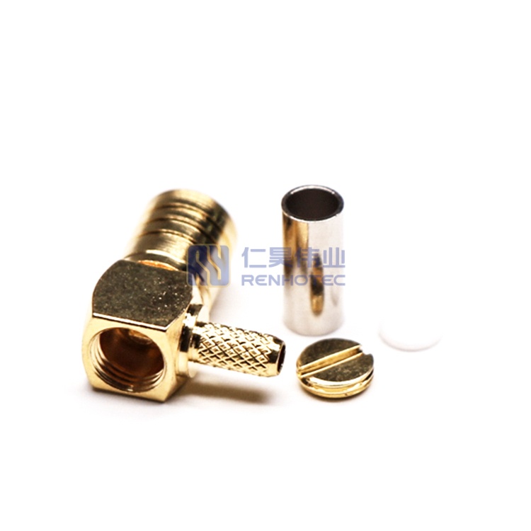 SMB Connector Right Angle Plug Female Pin Crimp 50ohm - RHT-626-0246 - Image 5