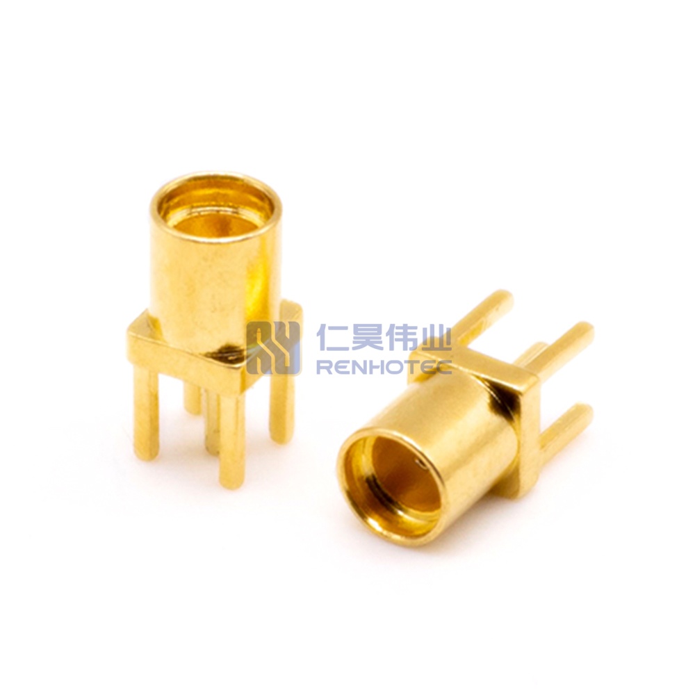 MMCX Connector Straight Jack Solder PCB Mount - RHT-631-0001 - Image 2