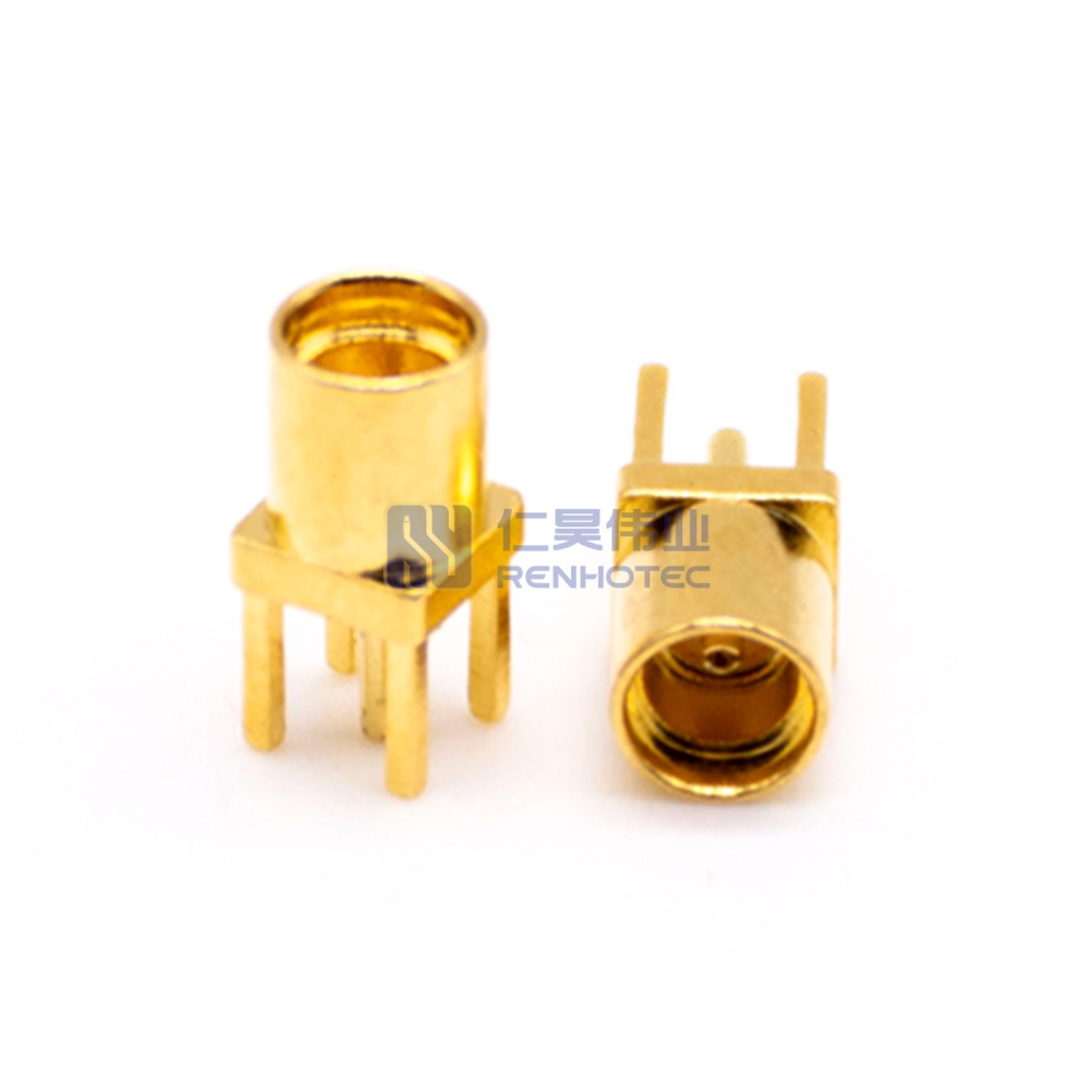 MMCX Connector Straight Jack Solder PCB Mount - RHT-631-0001 - Image 3
