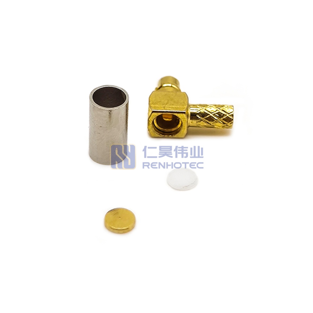 MMCX Connector Right Angle Plug Crimp Cable - RHT-631-0002 - Image 3