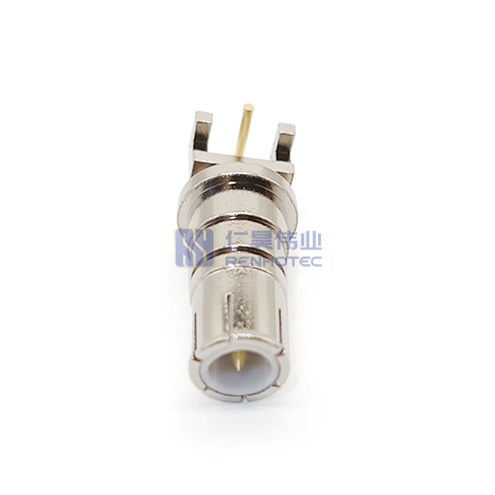 Right Angle BNC Snap-In Plug for PCB Mount - RHT-610-6065