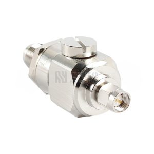 TNC Type 50Ω TNC Female to SMA Male Bulkhead RF Lightning Arrester - TNC-SMA-KYK(BLQ)