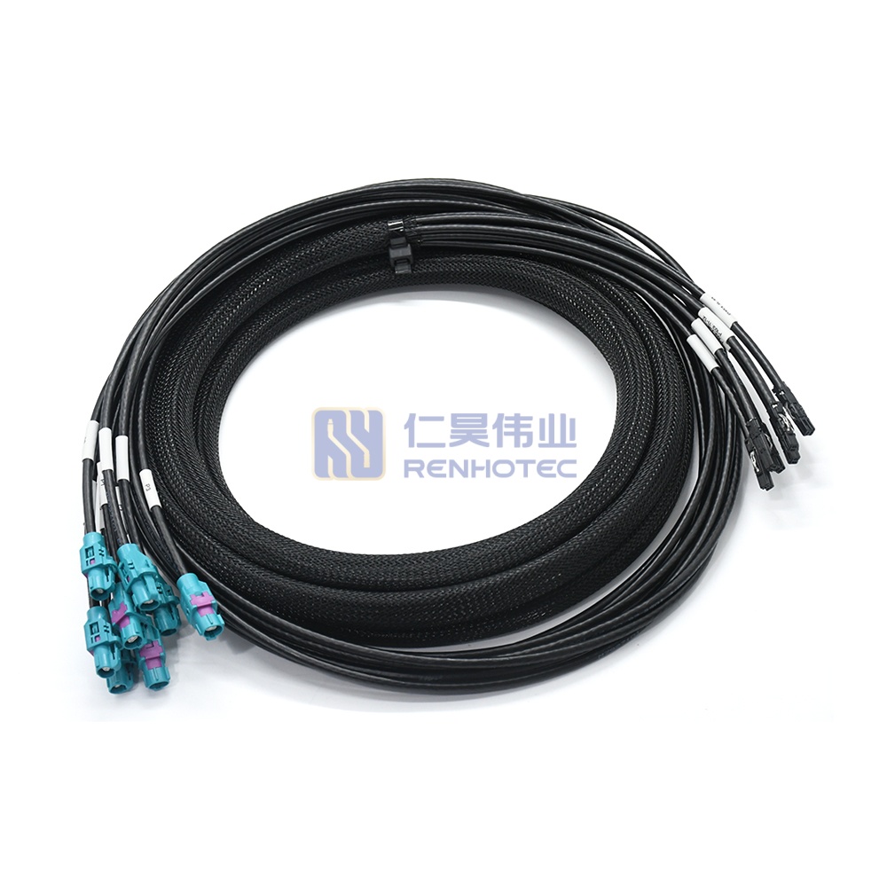 35183882 2P Female to H-MTD Straight Female STP Cable - DOSIN-811-8400