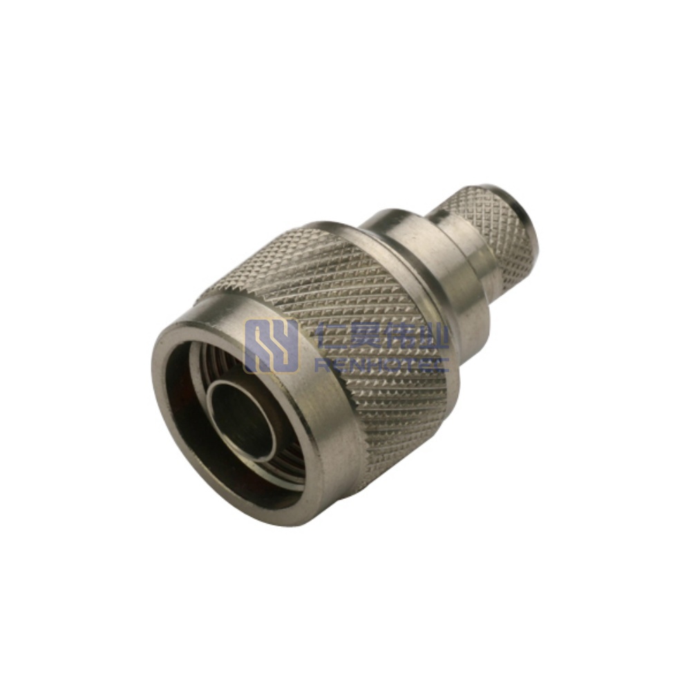 N Type Male Crimp RF Connector Straight for RG214 Coaxial Cable - RHT-614-0105