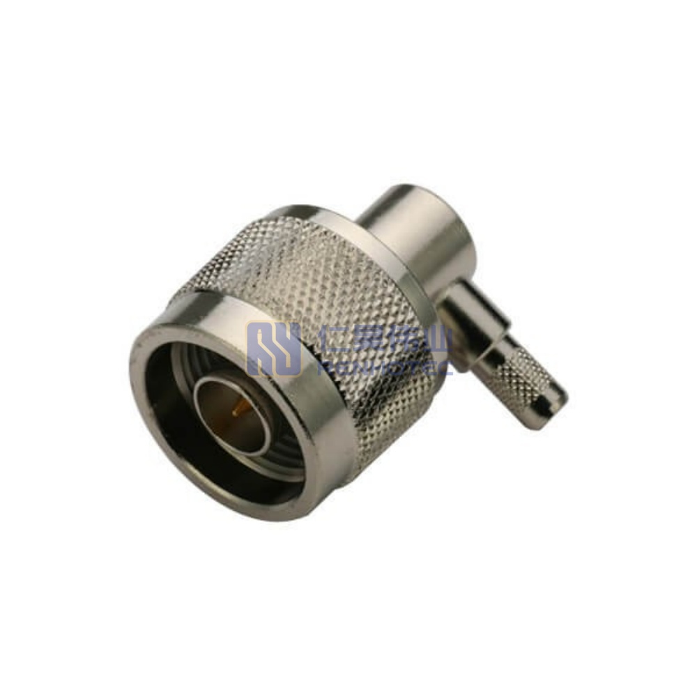 N Series Male Right Angle RF Coaxial Connector for RG400 Cable - RHT-614-0119