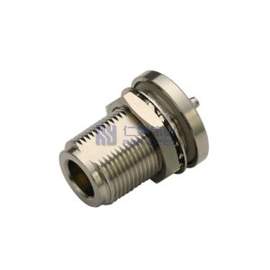 N Type Female Straight Waterproof Bulkhead RF Connector for RG142, RG400, RG223 Cable - RHT-614-0132
