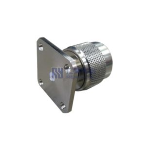 N Male Straight 4 Hole Flange Panel Mount RF Connector - RHT-614-0137
