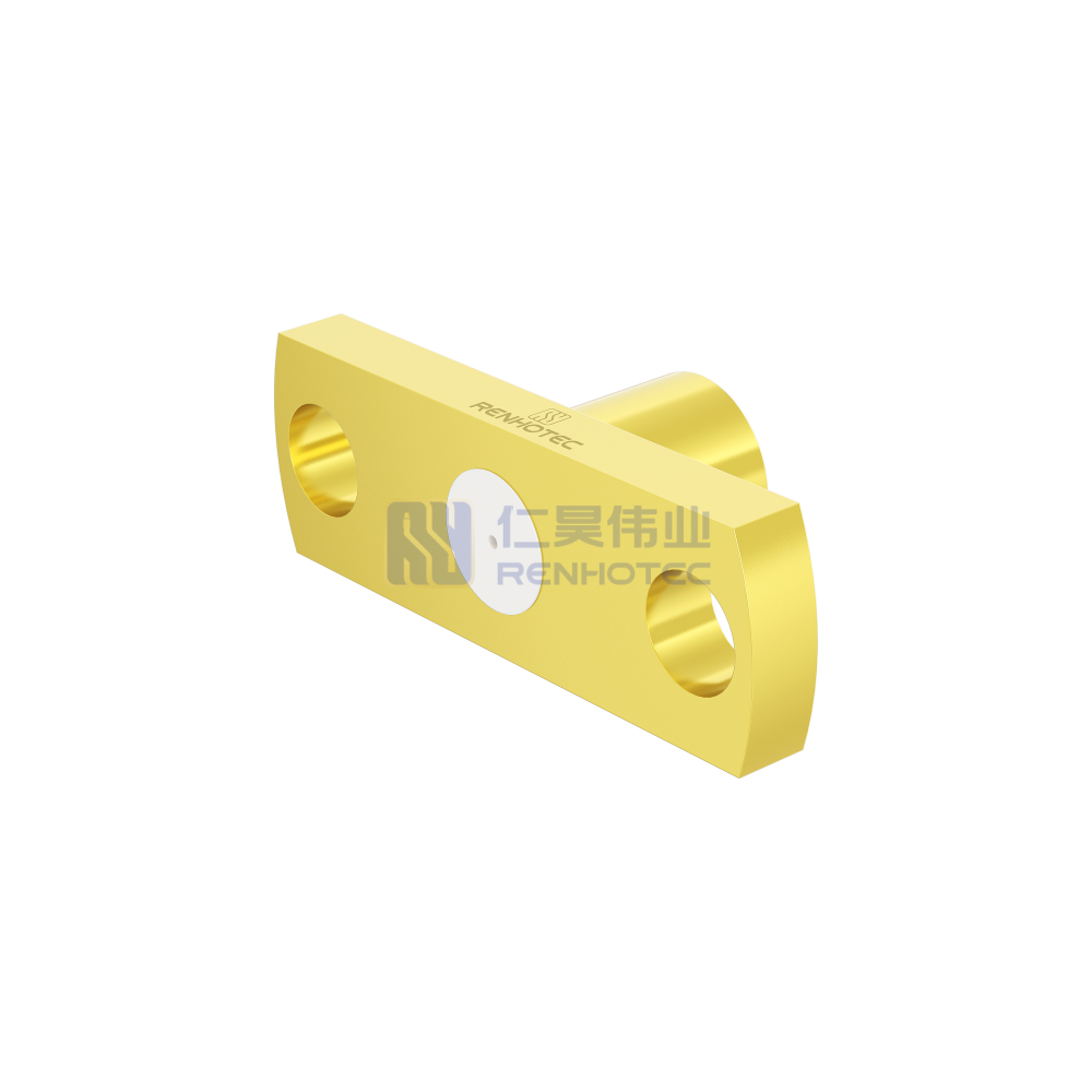 SMP Male (Full Detent) 2-Hole Flange Connector - RHT-628-2043 - Image 2