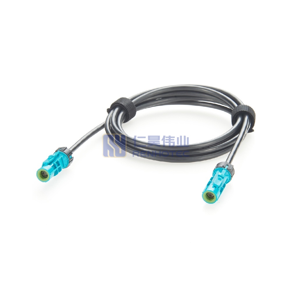 Waterproof HSD 4P Female to Female LVDS Wire Harness - RHT-605-20792