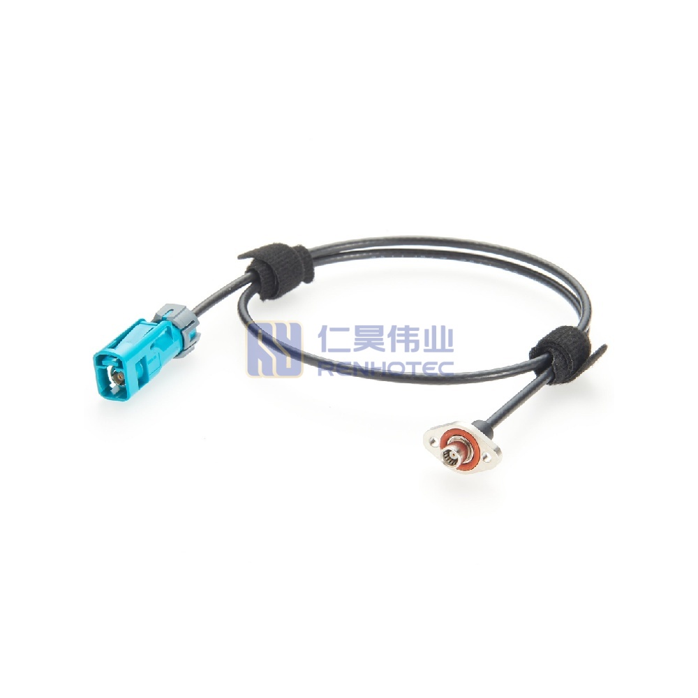Waterproof FAKRA Z Female to 2 Hole Flange SMB Female with Cable DACAR 462 - RHT-605-20795 - Image 3
