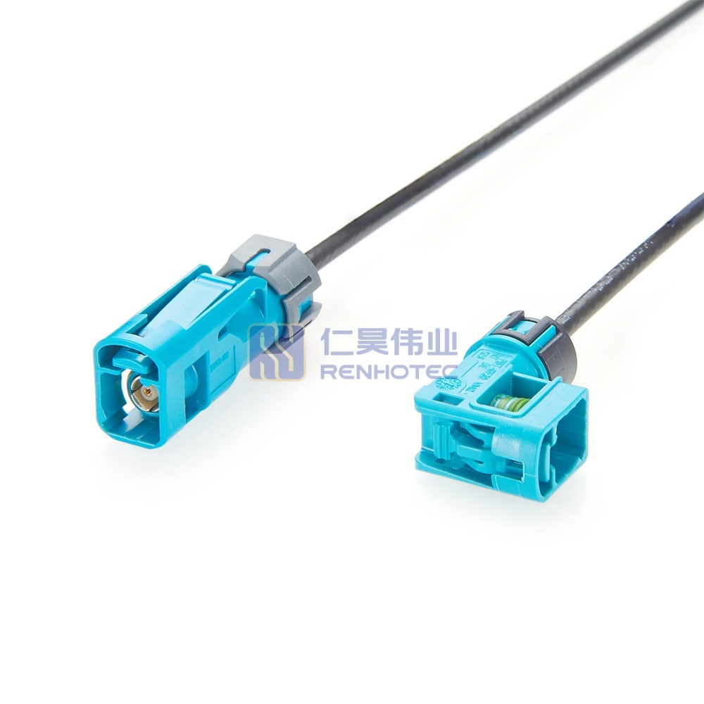 Waterproof Fakra Female to Female Extension Cable with DACAR 462 - RHT-605-20796