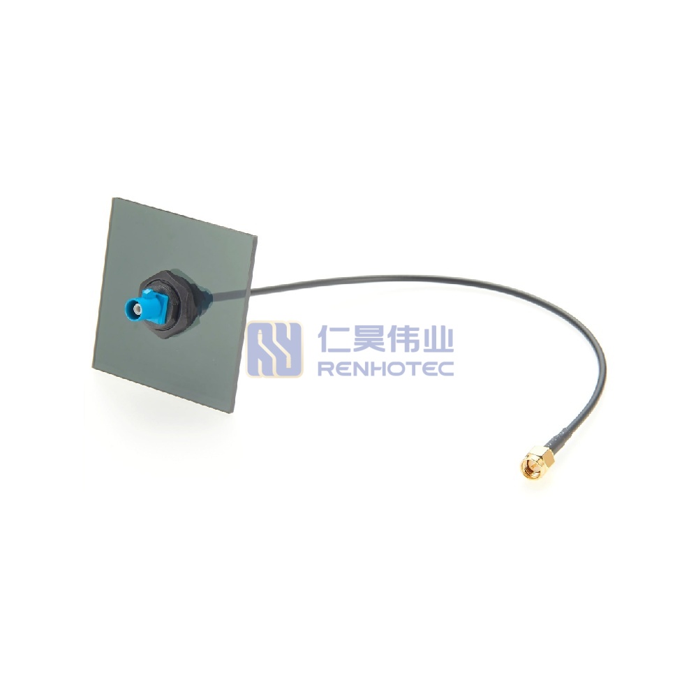 PCB Mount FAKRA to SMA Coaxial with Cable RG174 - RHT-605-20806 - Image 2