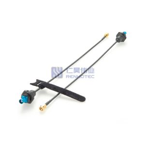 PCB Mount FAKRA to SMA Coaxial with Cable RG174 - RHT-605-20806