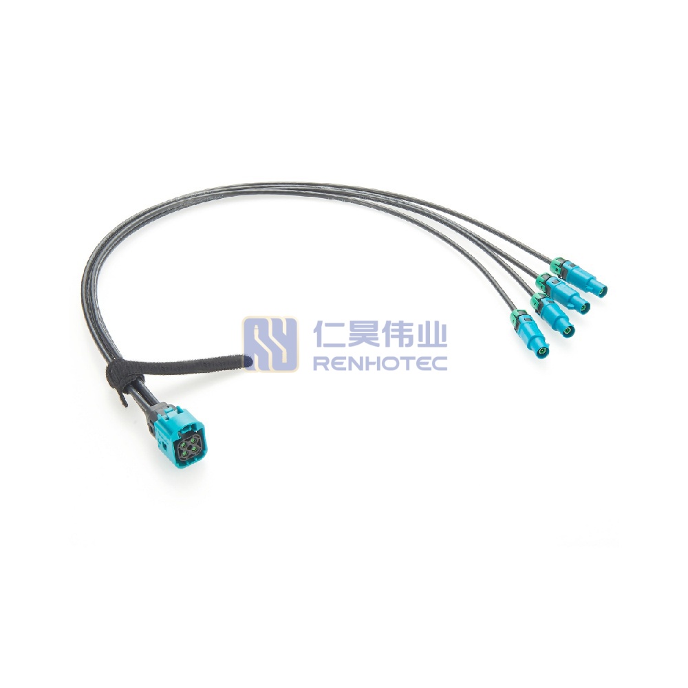 IP67 Waterproof MATE-AX Female to 4 Male FAKRA with Cable DACRA 302-4 - RHT-605-20815 - Image 4