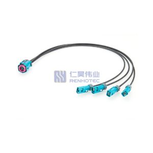4 in 1 Waterproof Mini FAKRA Female to Fakra Female Cable - RHT-605-20817