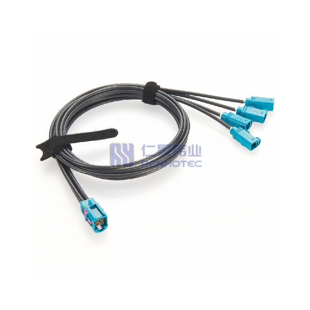 4 in 1 Mini FAKRA RF Coaxial Extension Cable - RHT-605-20820 - Image 2