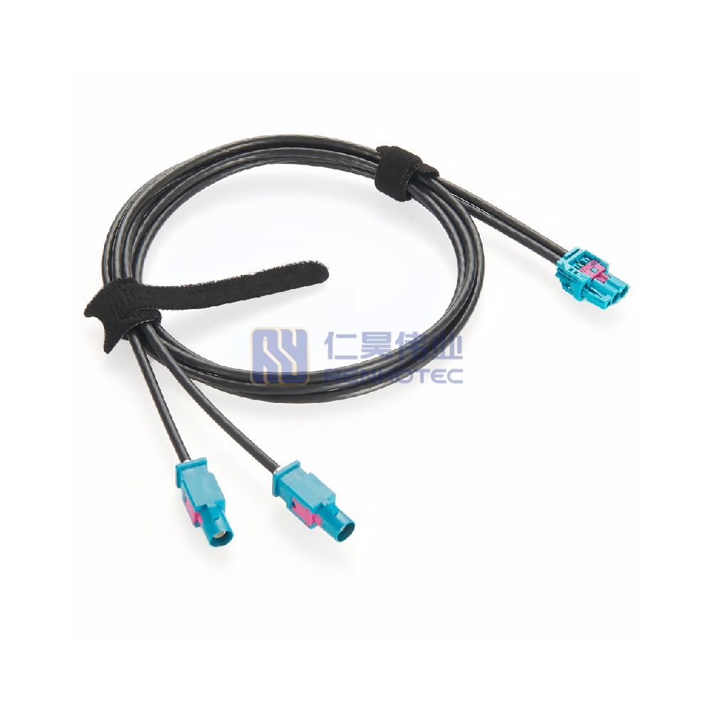 2 in 1 Mini FAKRA Female to 2 x FAKRA Male Cable - RHT-605-20821 - Image 2