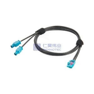2 in 1 Mini FAKRA Female to 2 x FAKRA Male Cable - RHT-605-20821