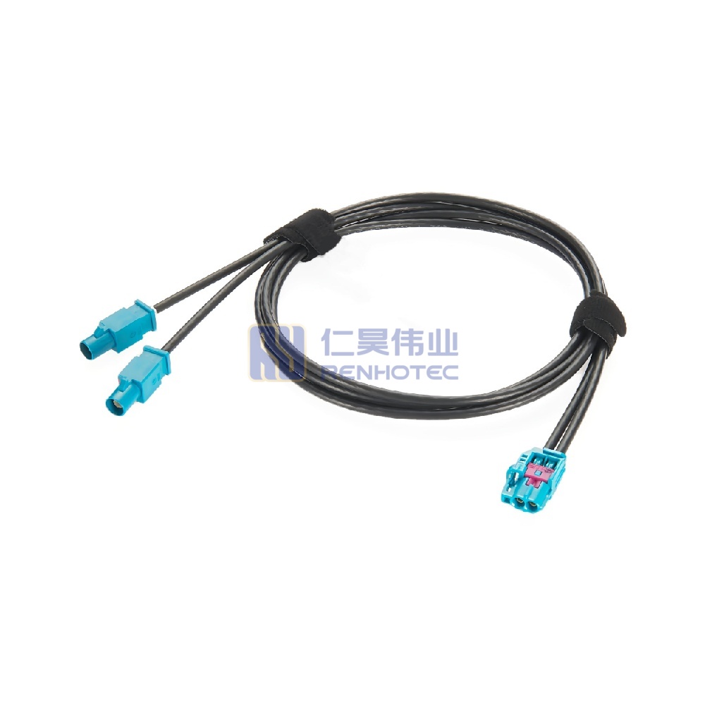 2 in 1 Mini FAKRA Female to 2 x FAKRA Male Cable - RHT-605-20821
