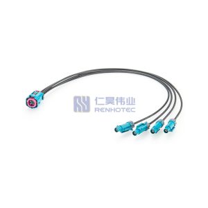 IP67 Waterproof Mini FAKRA 4-in-1 Cable - RHT-605-20822
