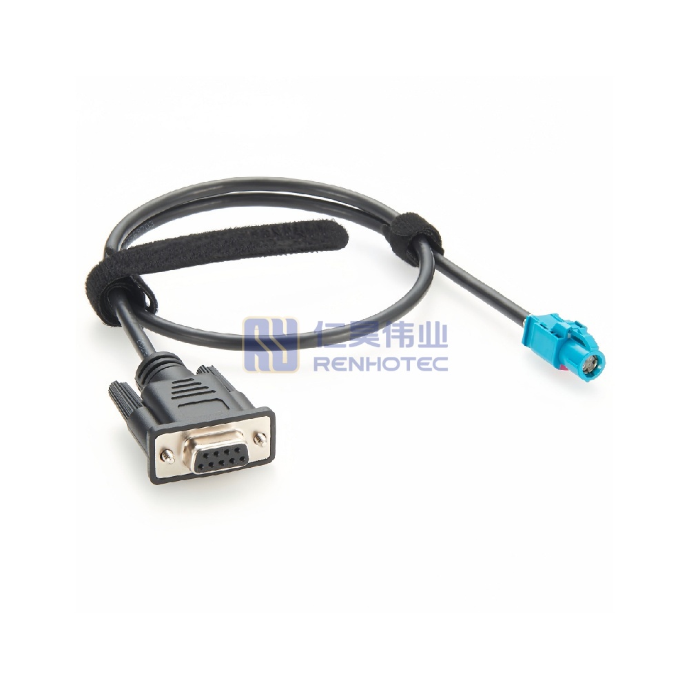 HSD 4P Male to DB9 Female Automotive Ethernet BroadR-Reach Cable - RHT-605-20824 - Image 3