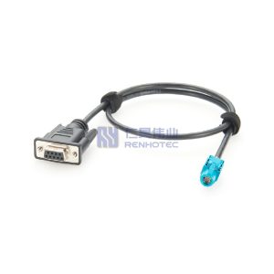 HSD 4P Male to DB9 Female Automotive Ethernet BroadR-Reach Cable - RHT-605-20824
