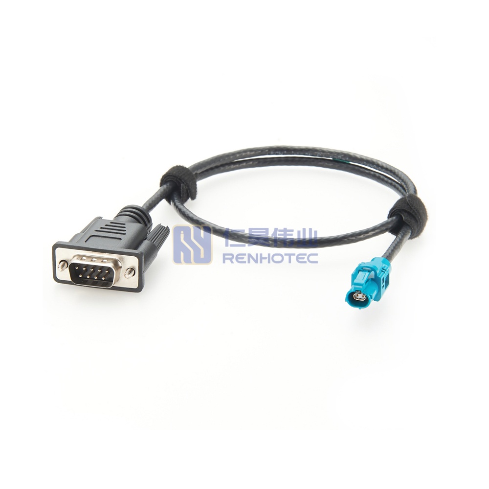 H-MTD to DB9 RS232 Cable for Automotive Ethernet - RHT-605-20826