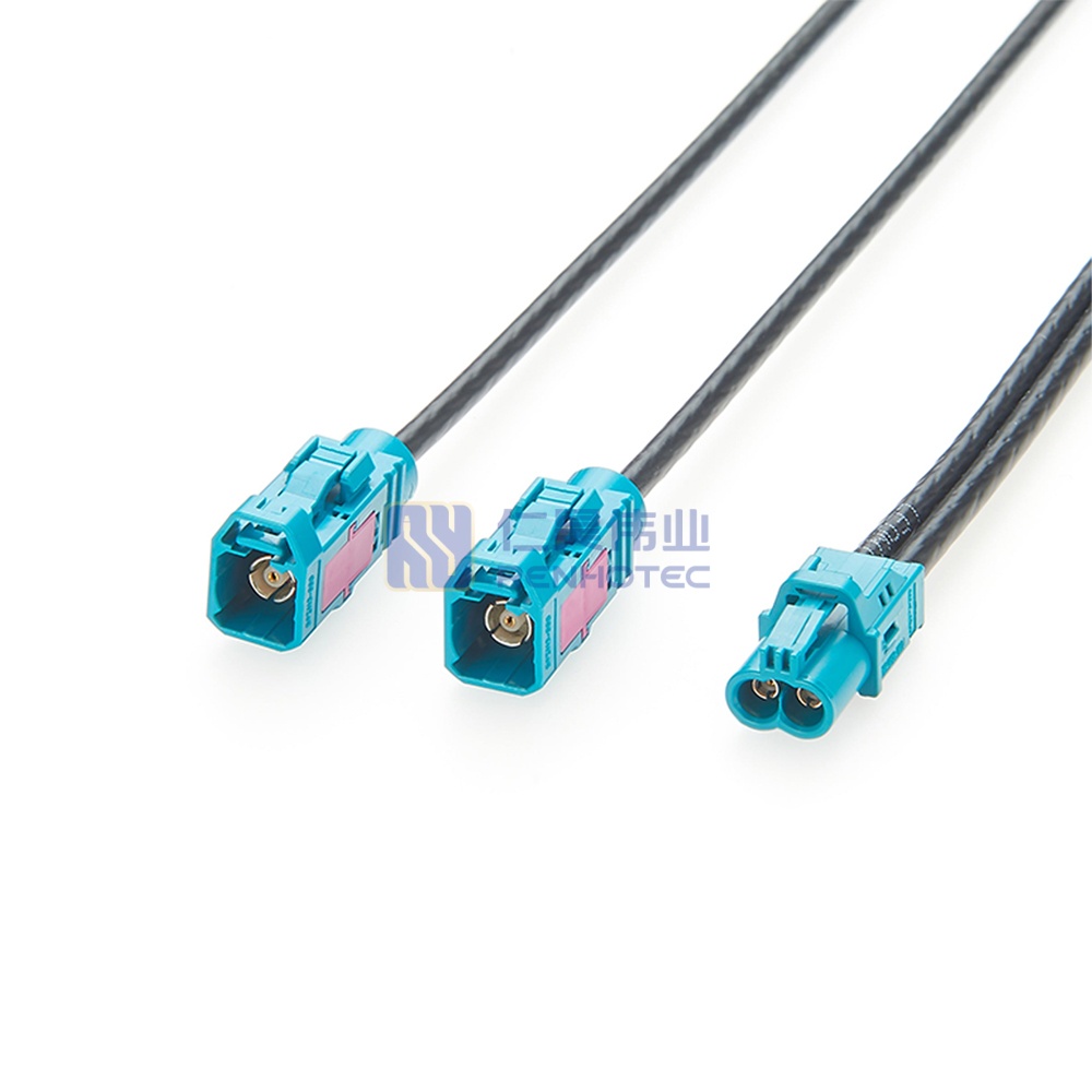 Mini FAKRA Dual Female to 2 FAKRA Female RF Cable - RHT-605-20828 - Image 4