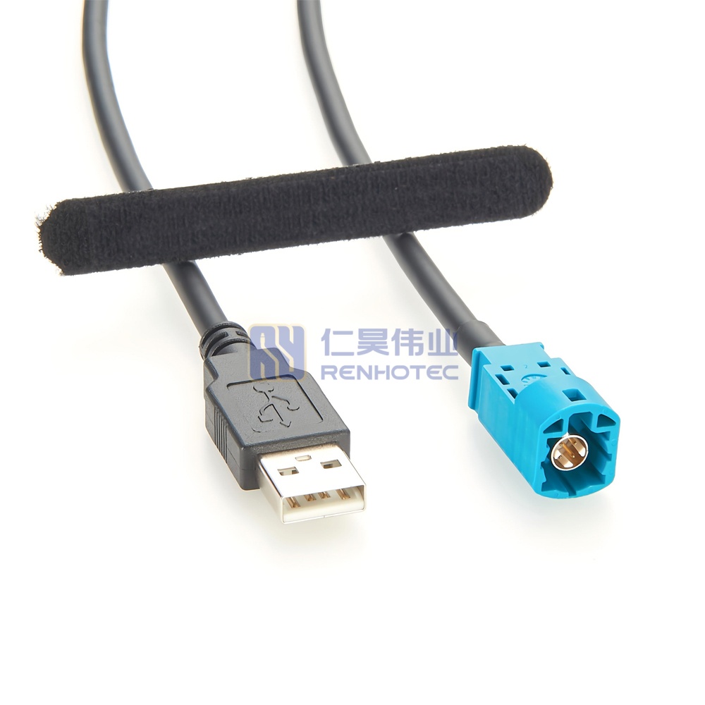 HSD 4P Z Male to USB 2.0 Type-A Male Cable - RHT-605-20838 - Image 2