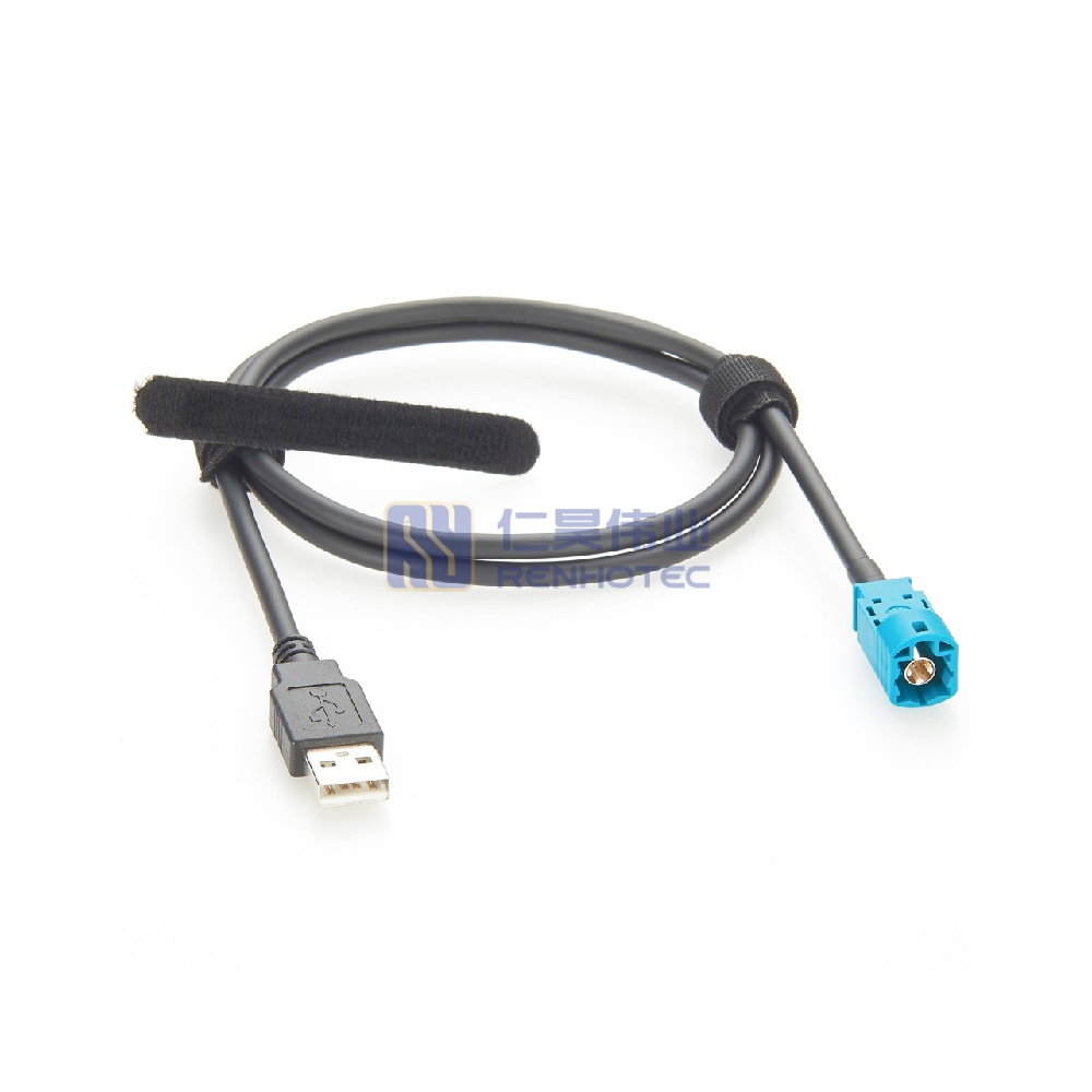 HSD 4P Z Male to USB 2.0 Type-A Male Cable - RHT-605-20838 - Image 3