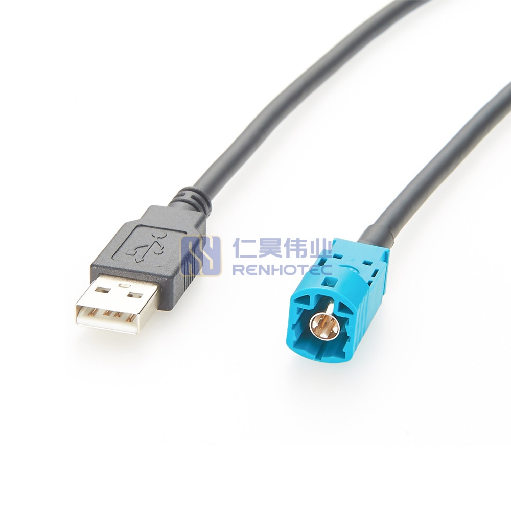 HSD 4P Z Male to USB 2.0 Type-A Male Cable - RHT-605-20838 - Image 4