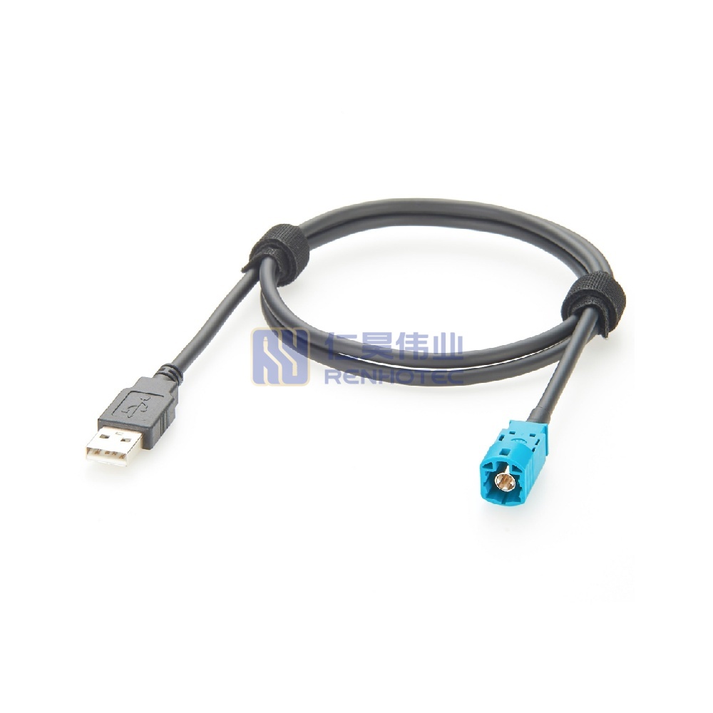 HSD 4P Z Male to USB 2.0 Type-A Male Cable - RHT-605-20838