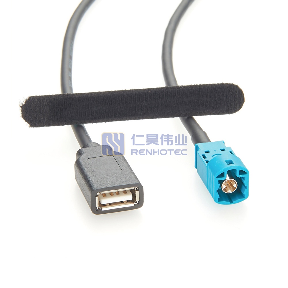HSD 4P Z Male to USB 2.0 Type-A Female Cable - RHT-605-20839 - Image 2